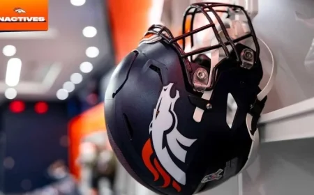 Broncos Reveal Week 11 Inactive List for Chiefs Matchup