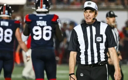 Top Officials Selected for 112th Grey Cup