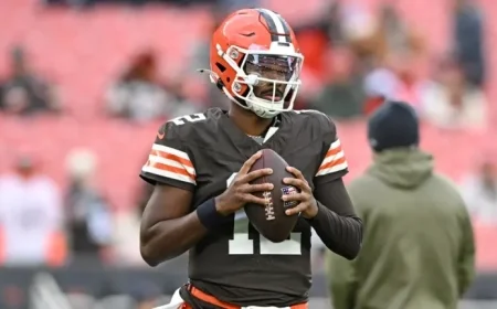 Shedeur Sanders Debuts for Browns in NFL After Dillon Gabriel Injury