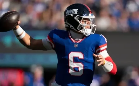 CBS Sports Criticizes Giants’ Jaxson Dart in 2025 NFL Draft Regrade