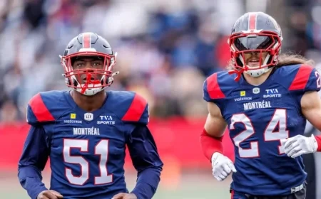 Marc-Antoine Dequoy Highlights French at 2023 Grey Cup Speech