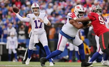 Josh Allen Dominates with Six Touchdowns as Bills Overwhelm Buccaneers