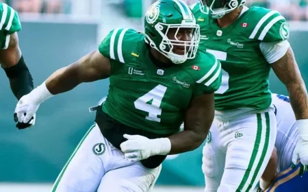 Micah Johnson Commits to Another CFL Season with Saskatchewan Roughriders
