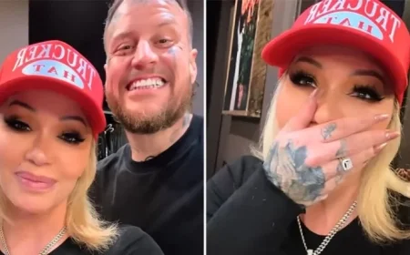 Bunni Xo Reacts Live to Jelly Roll’s Beard Shaving Video