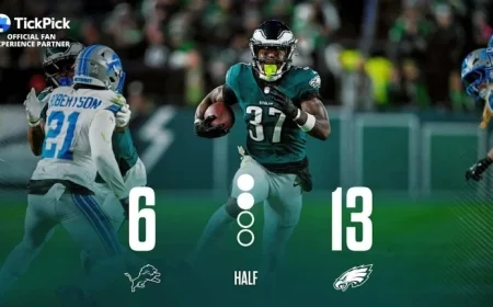 Live Updates: Lions Face Eagles in Thrilling Matchup