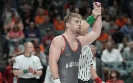 Ohio State Wrestling Triumphs at National Duals, Defeats Nebraska and Iowa