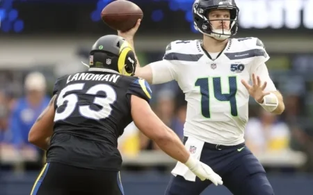Seahawks’ Ernest Jones IV Supports QB Sam Darnold After Four Interceptions