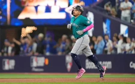 Josh Naylor and Mariners Finalize 5-Year Contract, Sources Confirm