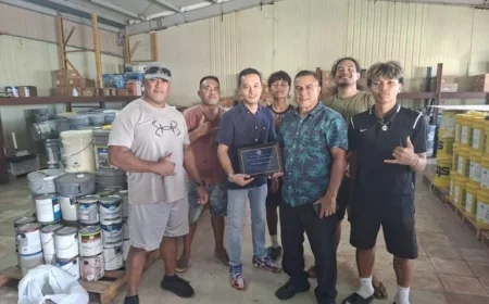 Full Circle Saipan Donates $30K in Paint for Precinct 3 Beautification