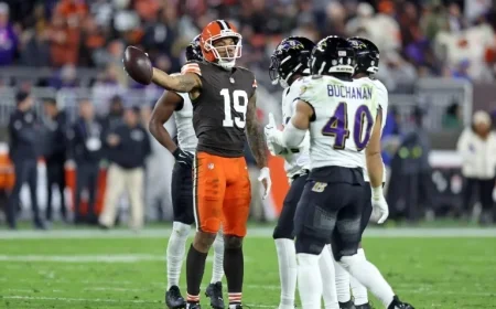 Browns’ Offense Stumbles, Fails to Score Touchdown Against Ravens