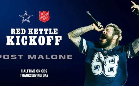 Post Malone Headlines Thanksgiving Halftime Show Performance