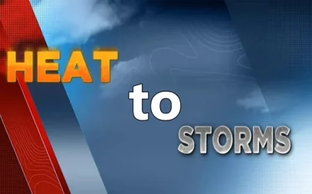 Possible Record-Breaking Temperatures to Precede Late-Week Storms