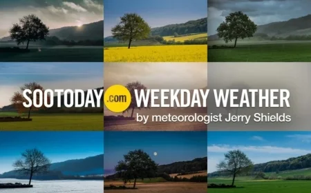 Week’s Weather Forecast: Expect Milder and Quieter Conditions