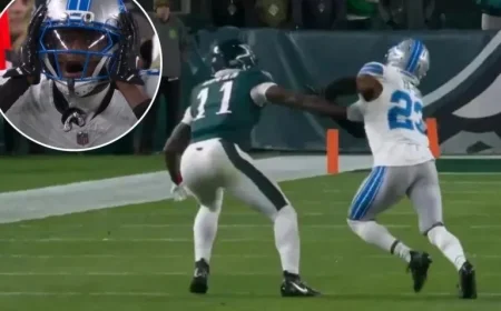Eagles Triumph Over Lions Amid Controversial Pass Interference Ruling