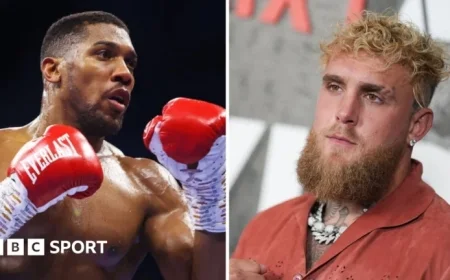 Anthony Joshua Faces Jake Paul in December 19 Showdown