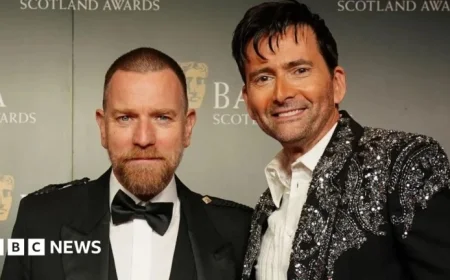 Ewan McGregor Honored with Outstanding Contribution Award at Scottish BAFTAs