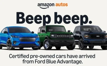 Purchase Certified Pre-Owned Ford Cars Directly on Amazon