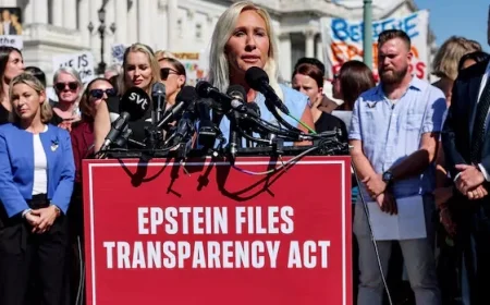 Trump Urges Republicans to Vote for Epstein Files Release