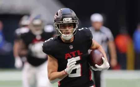 Drake London Sidelined for a Week Due to PCL Sprain