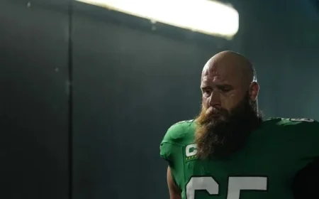Eagles’ Lane Johnson May Miss 4-6 Weeks Due to Injury