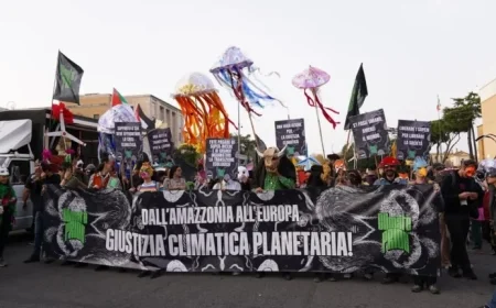 Thousands March for Ecological Transition Amid Climate Change Concerns