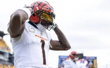 NFL Suspends Bengals’ Ja’Marr Chase for Spitting on Steelers’ Jalen Ramsey