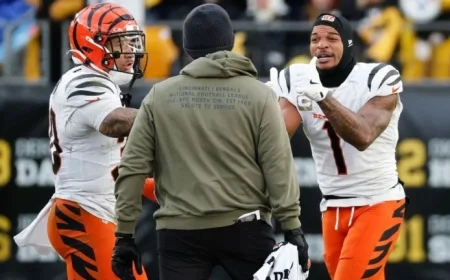 Bengals’ Chase Receives One-Game Suspension for Spitting on Steelers’ Ramsey