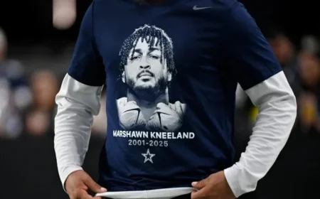 Cowboys Celebrate Marshawn Kneeland Ahead of Raiders Matchup