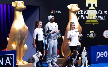 Tyrese Maxey Transforms from Spectator to Participant in National Dog Show