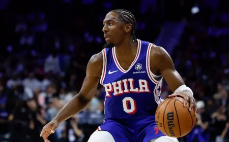 Tyrese Maxey Joins Elite Ranks with Allen Iverson and NBA Legends.