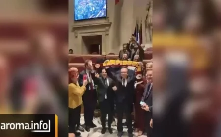 Verdone Becomes Mayor for a Day with Roma Scarf; Fans Demand Stadium