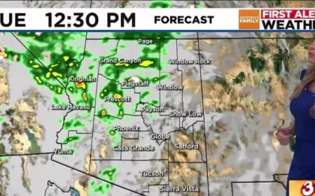 Cooler Temperatures and Rain Set to Arrive in Phoenix Area