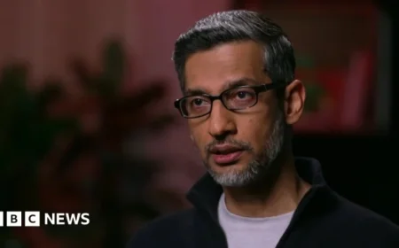 Sundar Pichai Warns No Company Safe if AI Bubble Bursts