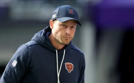 Bears Coach Ben Johnson Nears Vision with Improved Pass Rush, Team Progress