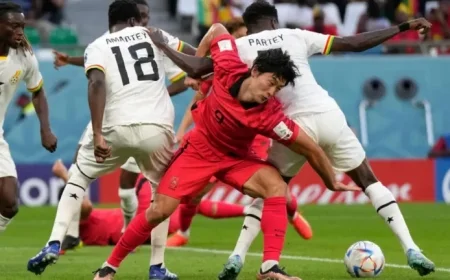 South Korea vs Ghana: Kickoff Time and Channel Details