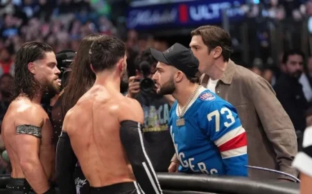 Cam Skattebo Involved in Monday Night Raw Altercation
