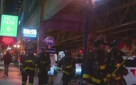 Chicago Loop CTA Train Fight: Woman Set Ablaze