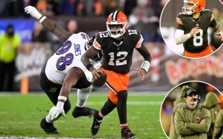 Browns Strategize for Shedeur Sanders, Dillon Gabriel Amid Concussion Doubts