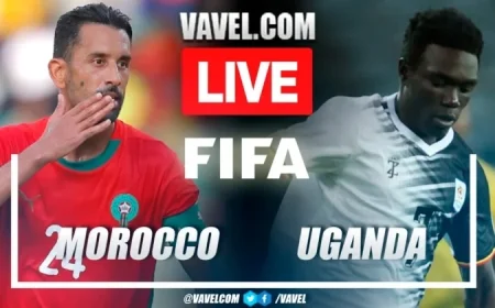 Live Score Updates: Morocco Faces Uganda in Friendly Match