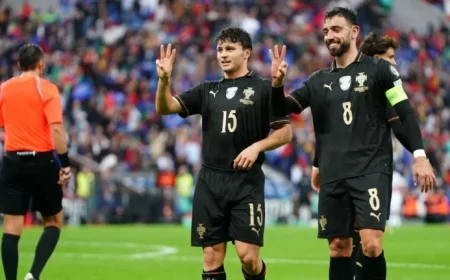 Fernandes and Neves’ Hat Tricks Propel Portugal to World Cup Qualification