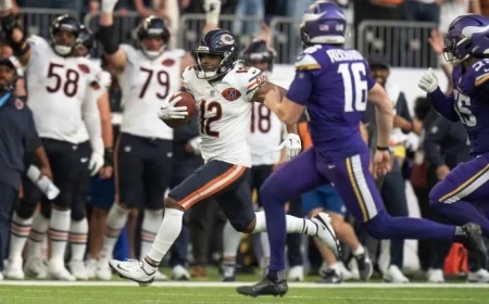Bears Lead NFC North, Rank Third in Division Win Odds
