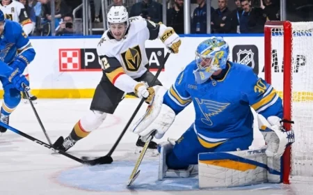 Bowman Nets First NHL Goal as Golden Knights Snap 4-Game Losing Streak