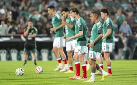 Mexico’s Lineup Confirmed for Friendly Match Against Paraguay