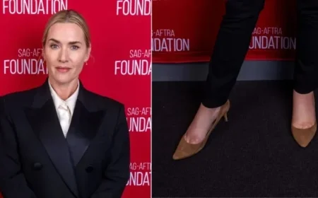 Kate Winslet Highlights Career with Jimmy Choo’s Kitten Heel Romy Pump