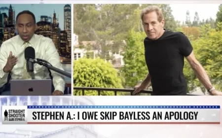 Stephen A. Smith Apologizes Publicly to Skip Bayless