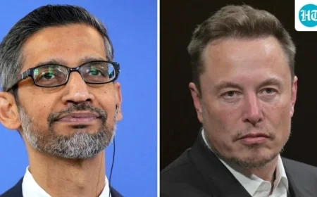 Elon Musk Responds to Sundar Pichai’s ‘Geminiii’ Tweet with One Word