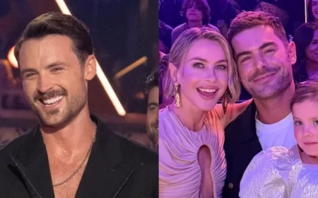 Zac Efron Supports Dylan at ‘Dancing With the Stars’ Semi-Finals