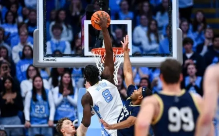 Lucas Shatters Records in University of North Carolina Athletics