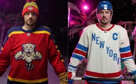 Rangers and Panthers Unveil Nostalgic Winter Classic Jersey Designs