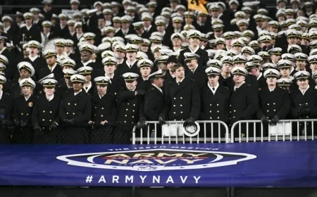 Navy Unveils Striking 250th Anniversary Uniforms for Army-Navy Game